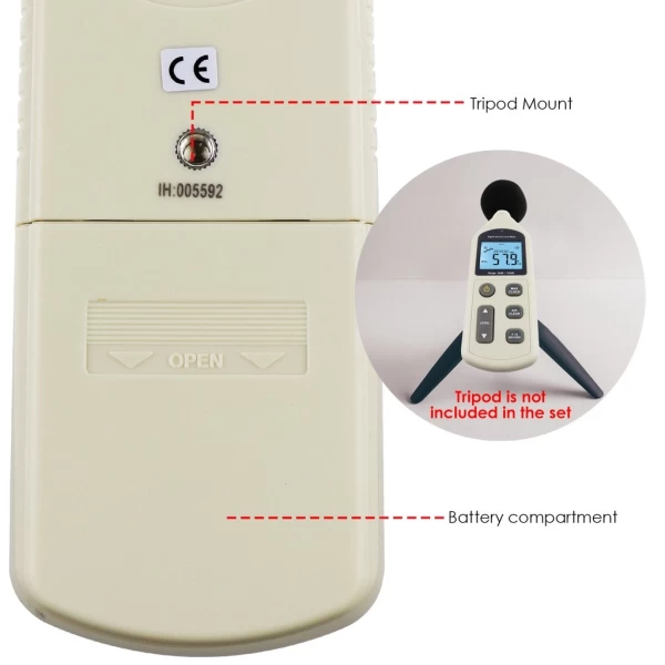 Digital Audio Decibel Meter w/ Data Recorder - Image 11
