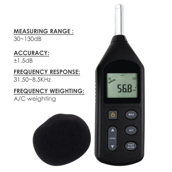 Factory Calibrated Standards Compliant Sound Level Meter - Image 14