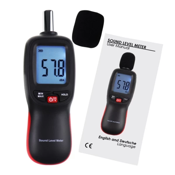 Entry Level Sound Level Meter w/ Backlit LCD - Image 11