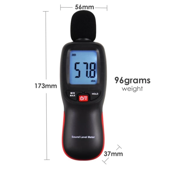 Entry Level Sound Level Meter w/ Backlit LCD - Image 2