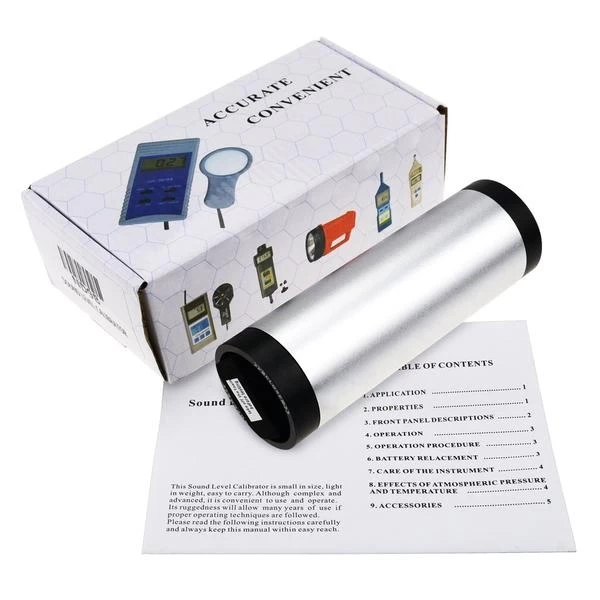 Sound Level Meter Calibrator 94db & 114db ±0.3db IEC942 Compliant - Image 9