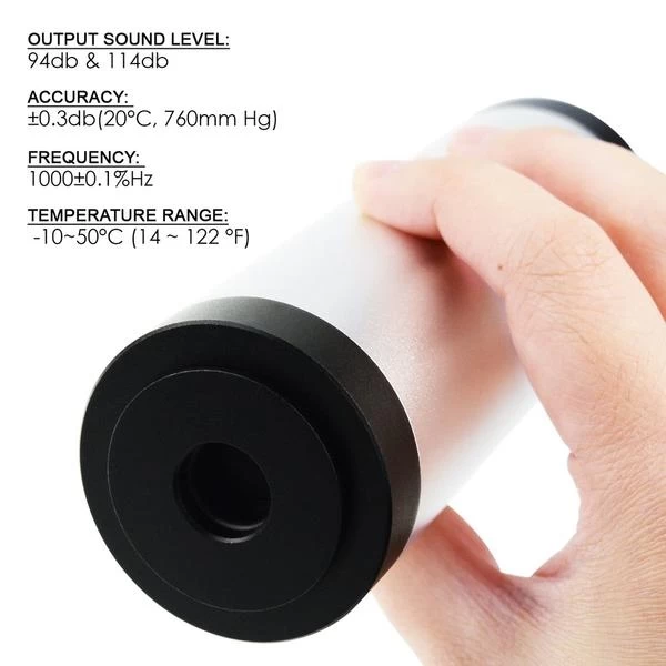 Sound Level Meter Calibrator 94db & 114db ±0.3db IEC942 Compliant - Image 8