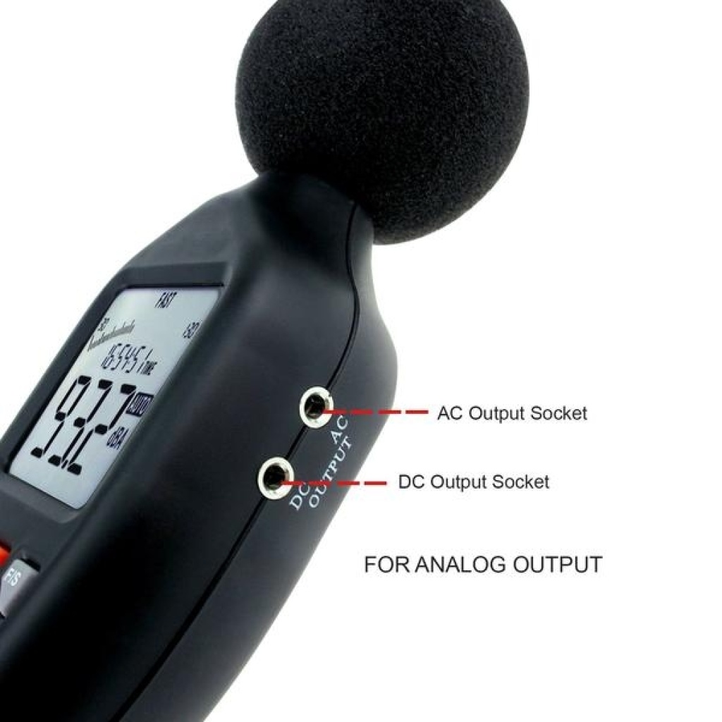 Sound Meter Reliability Professional Sound Level Meter W/ High Accuracy, Backlit Display & Data ...