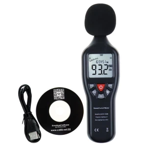 Professional Sound Level Meter W/ High Accuracy, Backlit Display & Data Logging