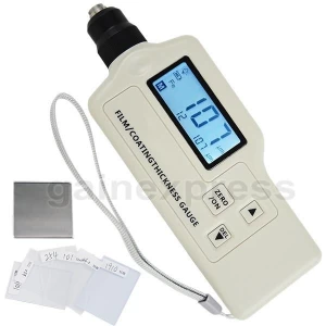 Portable Non Destructive Coating Thickness Gauge Meter 1800um Magnetic Induction