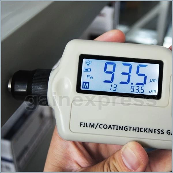 Portable Non Destructive Coating Thickness Gauge Meter 1800um Magnetic Induction - Image 4