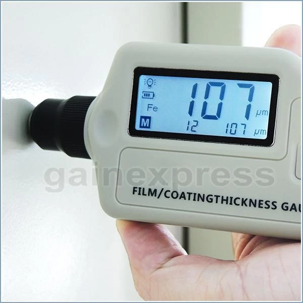 Portable Non Destructive Coating Thickness Gauge Meter 1800um Magnetic Induction - Image 3