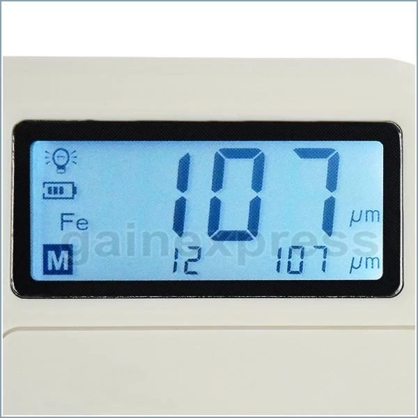 Portable Non Destructive Coating Thickness Gauge Meter 1800um Magnetic Induction - Image 13