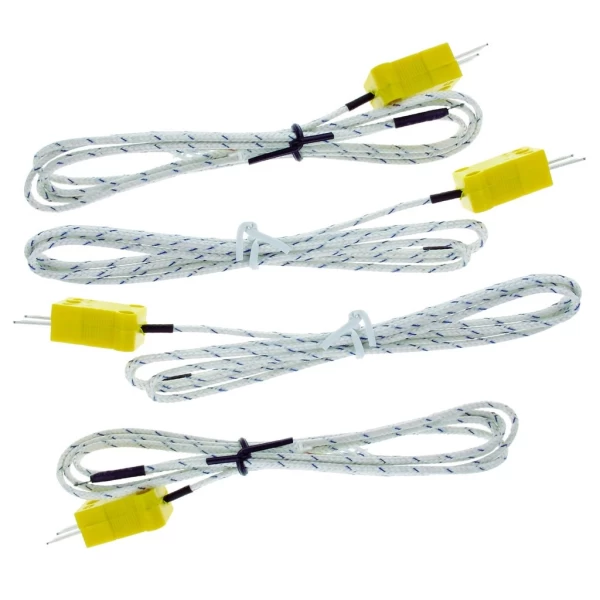 Professional Digital Thermometer 4 Channel K-Type Thermocouples with K-Type Metal & Bead Probe - Image 4