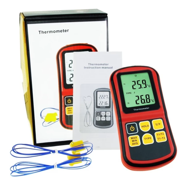 Dual Channel Digital K / J / T / E / R / S / N Type Thermocouple Thermometer - Image 9