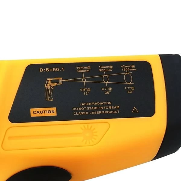 Gun Type Industrial Non-contract IR Infrared Laser Thermometer - Image 8