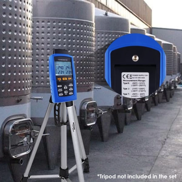 Industrial Digital 4-Channel K /J/ T / E/ R / S/ N Type Thermocouple Thermometer & Datalogger - Image 10