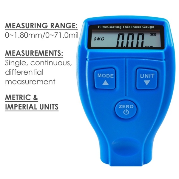 Portable Automotive Film Coating Thickness Gauge Tester - Image 9