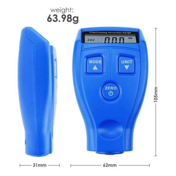 Portable Automotive Film Coating Thickness Gauge Tester - Image 6