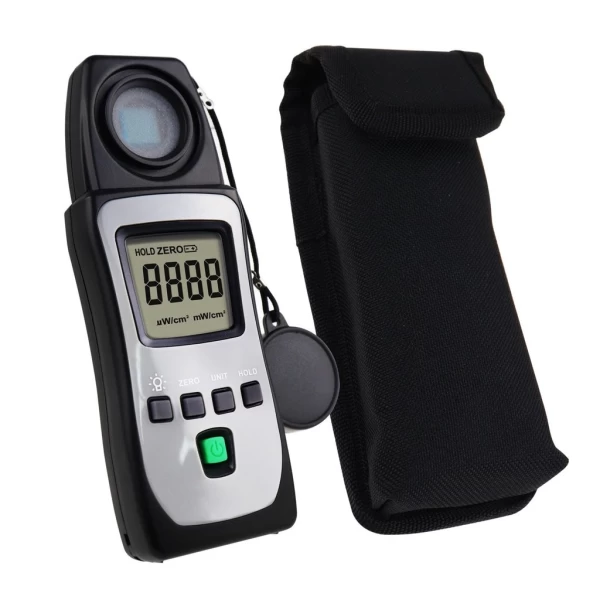Portable Professional Digital Radiometer and UV-AB Ultra Violet Radiation and Light Level Tester - Image 4