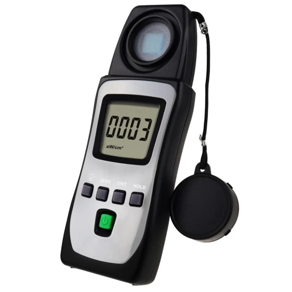 Portable Professional Digital Radiometer and UV-AB Ultra Violet Radiation and Light Level Tester