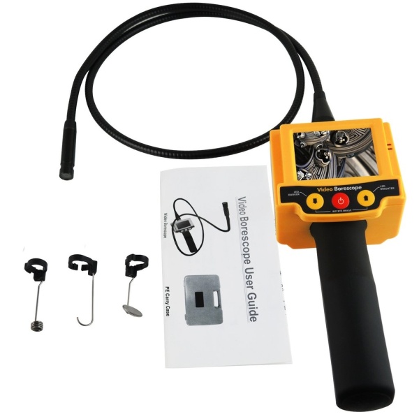 Industrial Video Borescope w/ Water Resistant Camera Head & LCD - Image 9