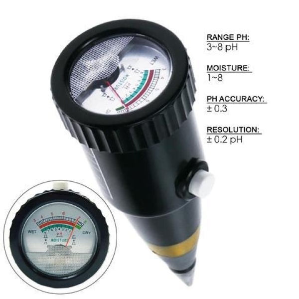 Waterproof Soil pH / Moisture Solar Meter Solar Powered - Image 10