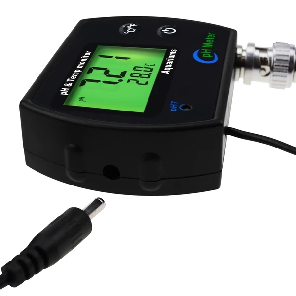 2 in 1 Continuous Temperature & PH Monitor w/ Backlight & Replaceable Electrode - Image 9