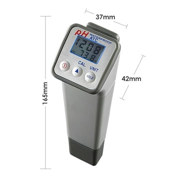 Waterproof 2 in 1 pH & Temperature Meter, ATC & Digital Water Quality Tester - Image 7