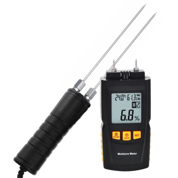 Digital Moisture Meter For Wood Wide Range 0~70%