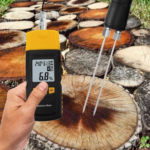 Digital Moisture Meter For Wood Wide Range 0~70% - Image 2