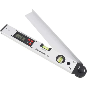 Digital Angle Finder/Protractor Meter, 0-225° with Horizontal & Vertical Levels