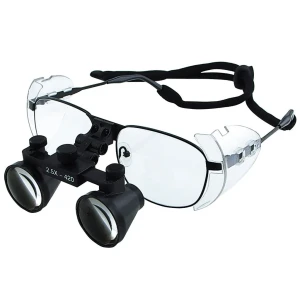 Titanium Frame Dental Surgical Loupes (2.5x Magnification)