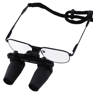 4.0x Magnification Dental Surgical Loupes with Nickel Alloy Frame