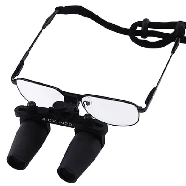 3.5x Magnification Nickel Alloy Frame Dental Surgical Loupes - Image 2