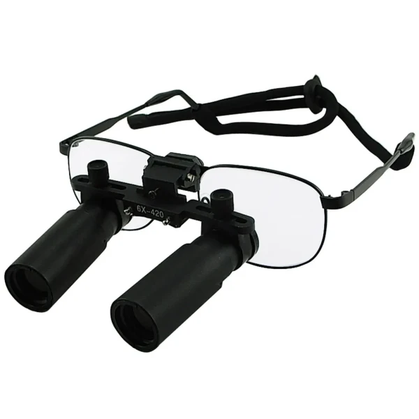 6.0x Magnification Dental Surgical Loupes with Nickel Alloy Frame