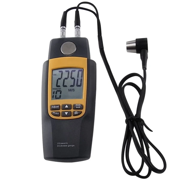 Ultrasonic Thickness Meter Tester Measuring 1.2~220mm Velocity