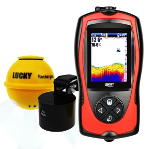 Wireless 328ft Wired 147ft Color Fish Finder Light Rechargeable