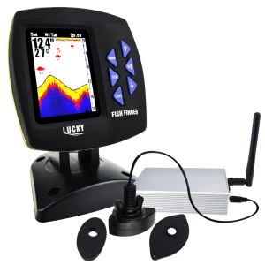 LUCKY Color Display Boat Fish Finder with Wireless Remote Control