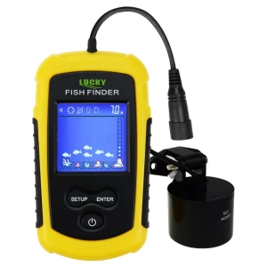 Portable Fish Finder Sonar with Anti-UV LCD Display