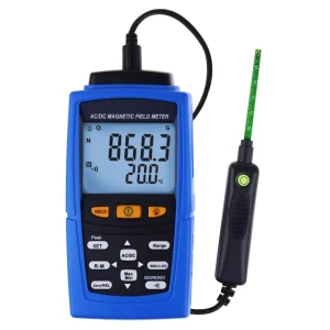 AC / DC Gaussmeter for Magnetic Field Strength Teslameter