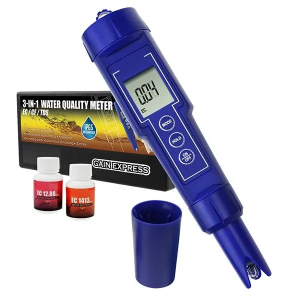 Digital 3-in-1 EC/CF/TDS Water Quality Tester