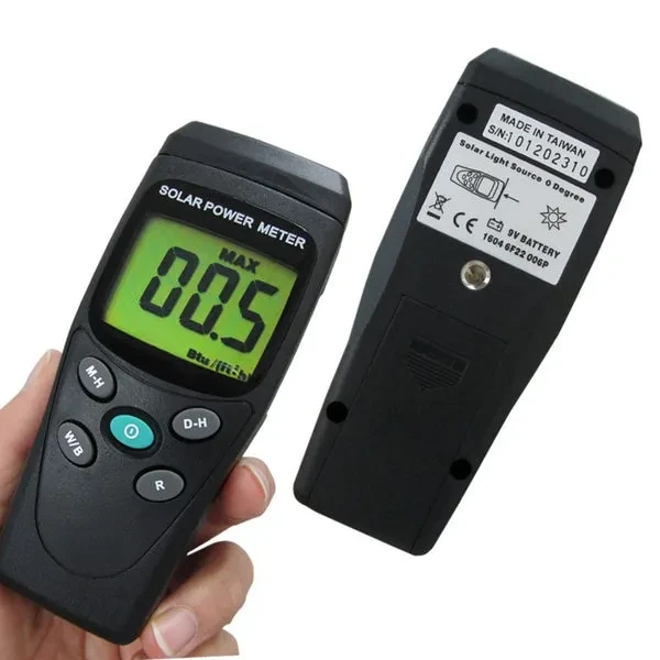 Solar Power Meter for Radiation Energy Measurement (BTU/(ft2*h) / W/m2) - Image 11