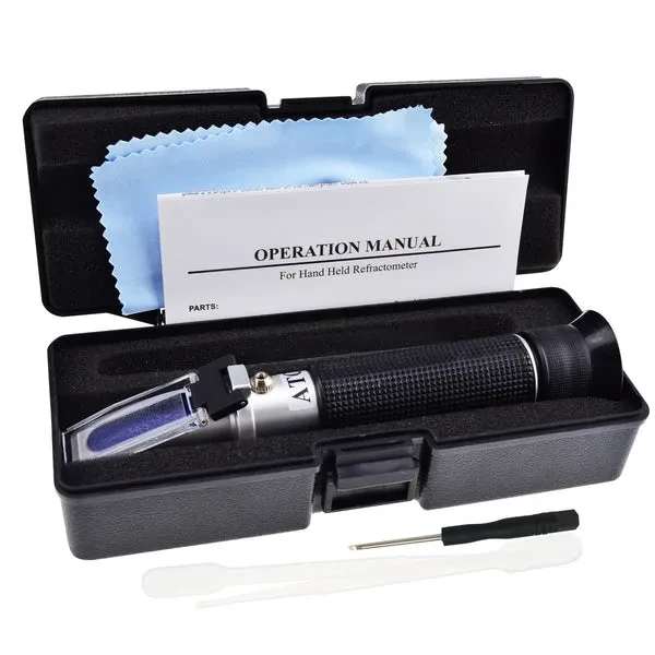 Salinity & Brix Refractometer with Triple Scale and ATC for Density Measurement - Image 10