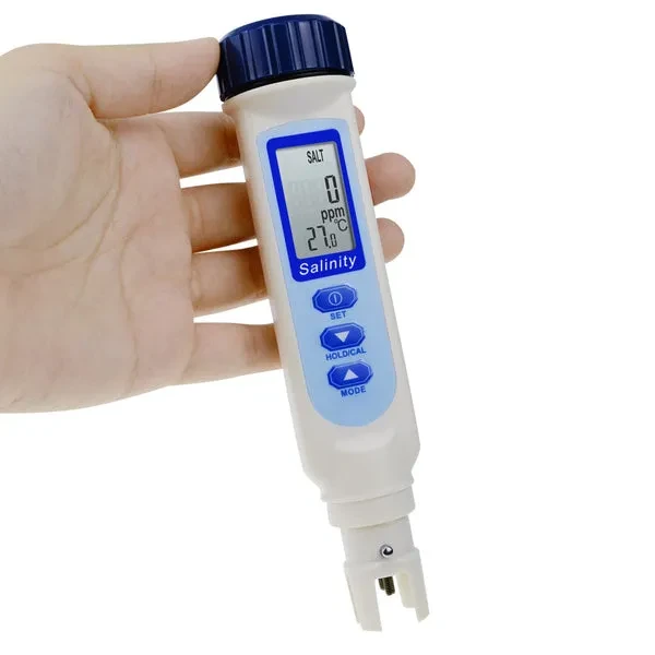 Pen Type Salinity & Temperature Meter for Salt Water Quality with ATC - Image 10