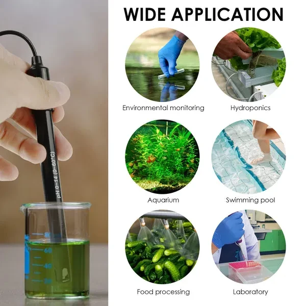 High Accuracy pH Electrode with Calibration Powder (0-14 pH) - Image 2