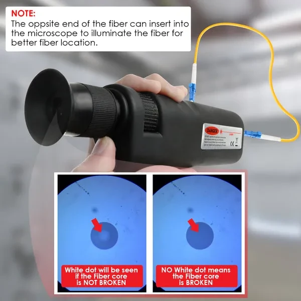 Hand-Held 400x Fiber Optical Microscope for Inspection - Image 3