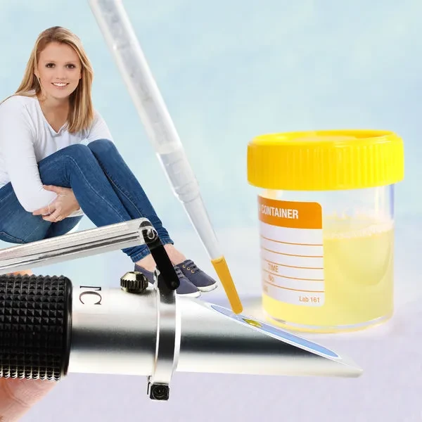 Clinical Refractometer with ATC, Tri Scale for Serum Protein, Urine SG, and RI Measurement - Image 2