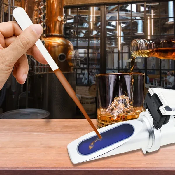 Alcohol Refractometer Dual Scale with ATC, 0~80% Range - Image 2