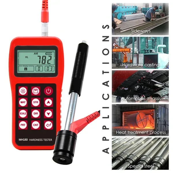 Leeb Hardness Tester Meter Gauge (170~960 HLD) with 100 Group Data Memory - Image 2