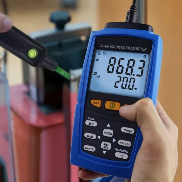 AC / DC Gaussmeter for Magnetic Field Strength Teslameter - Image 2