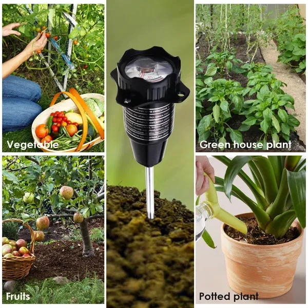 Soil pH and Moisture Meter with 2-in-1 Testing (308mm Long Waterproof) - Image 2