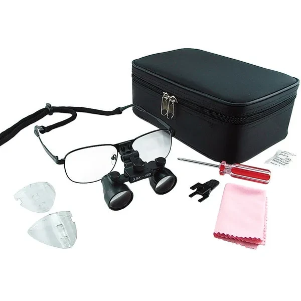 3.5x Magnification Nickel Alloy Frame Dental Surgical Loupes - Image 4
