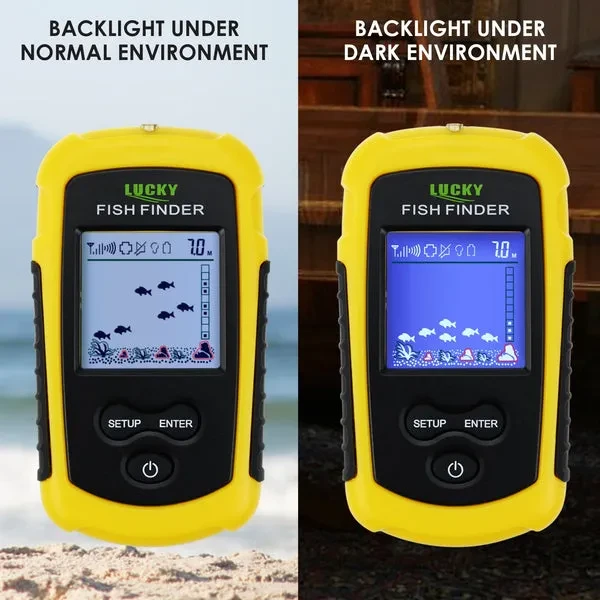 Night and Day Wireless Fish Finder with Backlight (45m/147ft Depth) - Image 3
