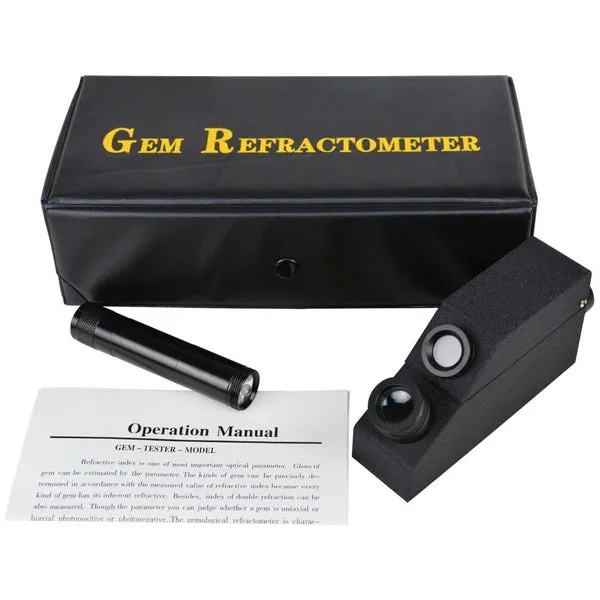 Gemological Refractometer (1.30 ~ 1.81 RI) with Index Oil - Image 3